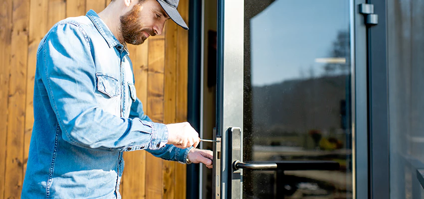Frameless Glass Storefront Door Locks Replacement in Napa, CA
